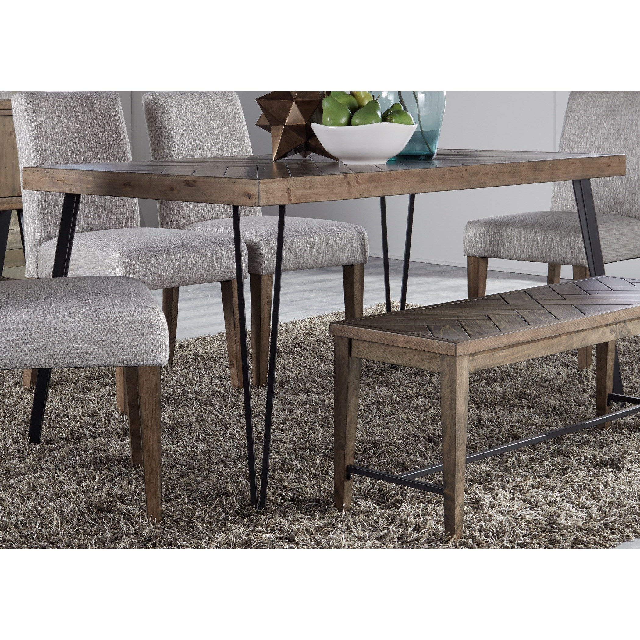 Horizons rustic caramel table cheap